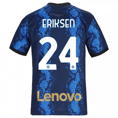Fußballtrikots Inter Mailand Christian Eriksen 24 Heim Trikotsatz 2021-2022 Fußballtrikots Inter Mailand Christian Eriksen 24 Heim Trikotsatz 2021-2022
